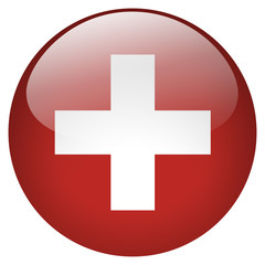 switzerland flag button