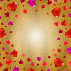 Vintage Happy Valentines Day Card