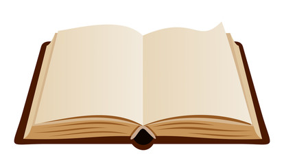 Open book. Vector illustration.