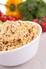 bowl of quinoa