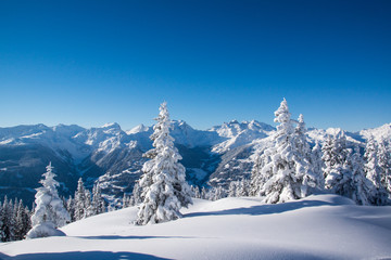 Winter in den Bergen