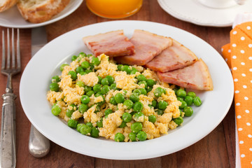 breakfast on the plate