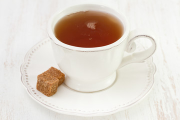 cup of tea with sugar