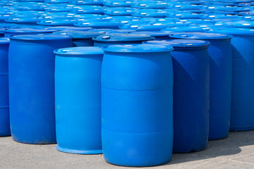 Blue Barrels