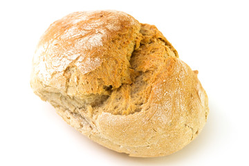 bread on white background