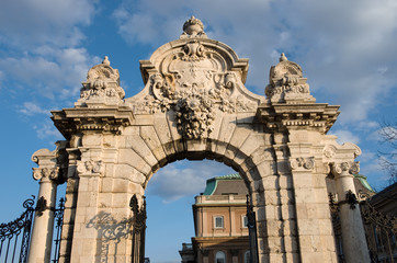 Budapest, Ornate Arched Gateway