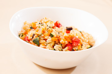 rice with vegetables