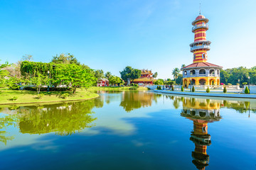 The Thai Royal Residence in Bang Pa-In Palace, Ayutthaya, Thai