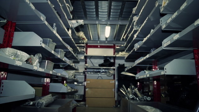 Spare parts in warehouse