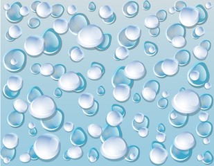 Abstraction with stones and drops