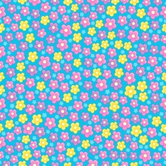 Seamless background flower topic 3