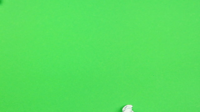 Hand sweeping paper ball