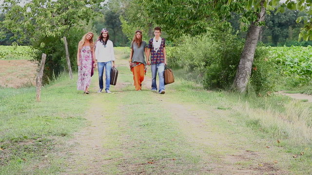 Hippie Group Outdoor