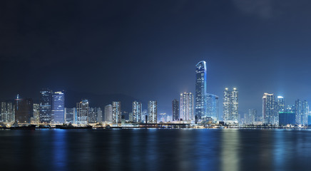Fototapeta na wymiar Hong Kong Night City