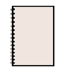 Cover brown paper notebook