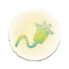 Gordijnen button002 - コンセント © hanack