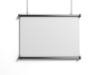 blank presentation board