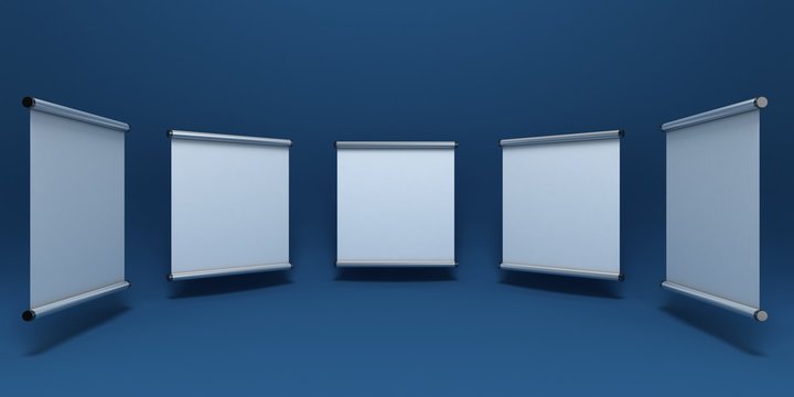 exebition blank boards