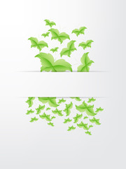 Green Butterfly Leaf Concept
