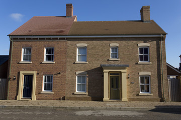 A pair of brand new semi-detached houses