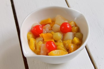 Macedonia de frutas