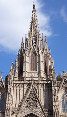 Fototapeta na wymiar Katedra Świętego Krzyża i św Eulalii, Barcelona, ??Hiszpania