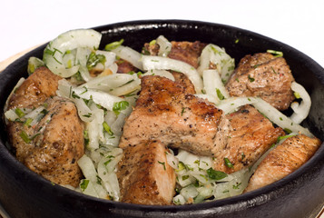 meat with onion