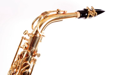 Mundstück eines Saxophons