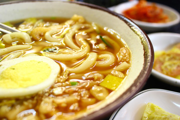 Korean Noodles Udong Soup