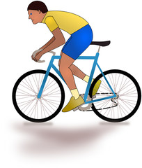 Fototapeta na wymiar Niebieski rowerów