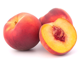 Ripe peach fruit