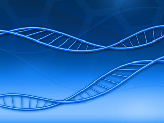 Abstract background with DNA