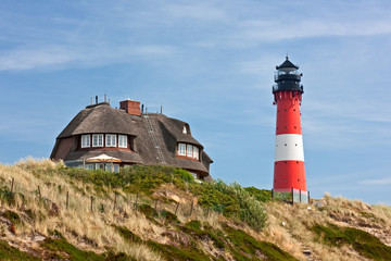 Leuchtturm Hörnum auf Sylt an der Nordsee