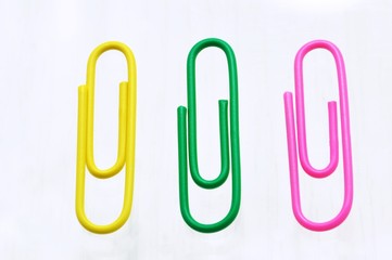 Colored paper clips