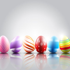 Easter eggs background