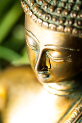 Weinender Buddha von oben