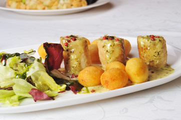 turkey fillet with cheese