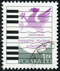 stamp printed by POLAND, Polish Piano Festival in Slupsk