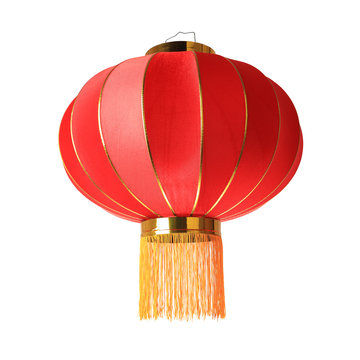 red lantern isolated