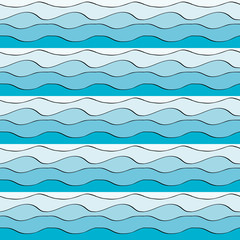 Seamless wavy pattern