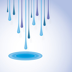 Colorful paint dripping background vector