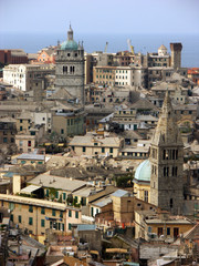 Fototapeta na wymiar Kathedrale San Lorenzo i Genoa