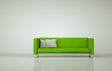 modernes Sofa grün