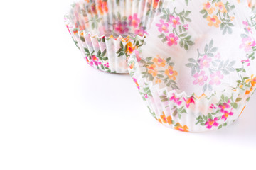 baking cups for cupcakes or muffins paper with flower patter