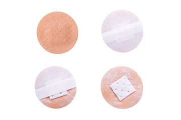 circle shaped first-aid plaster set