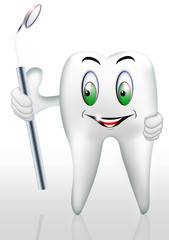 Beim Zahnarzt , gesunde Zähne, Zahnprophylaxe