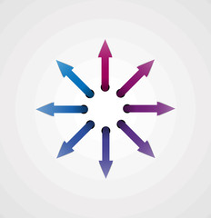 arrow circle concept