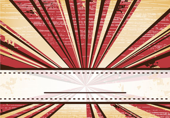 Retro background with copyspace