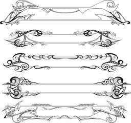 Slim decorative frames