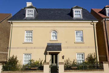 Rendered detached house